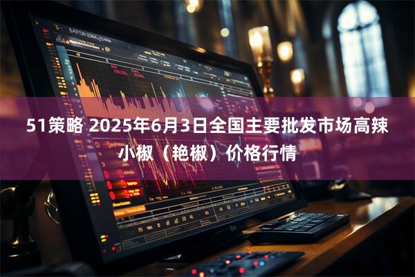 51策略 2025年6月3日全国主要批发市场高辣小椒（艳椒）价格行情