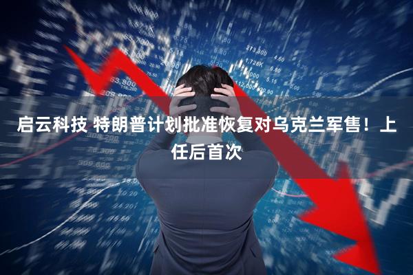 启云科技 特朗普计划批准恢复对乌克兰军售！上任后首次