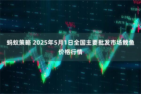 蚂蚁策略 2025年5月1日全国主要批发市场鮸鱼价格行情